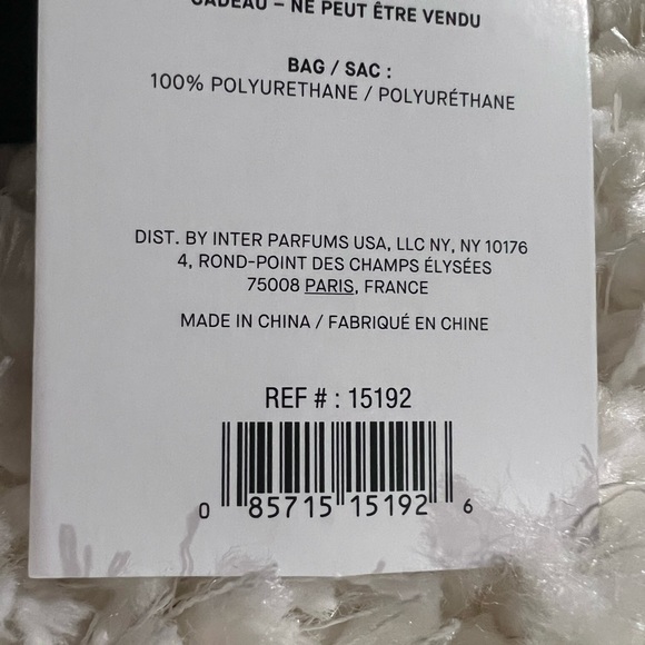 MCM Embossed Logo stripe Clutch Cosmetic Pouch Bag Black & Beige Tan - Picture 8 of 8